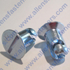 F0-6-1/2-55 FLAT HEAD DZUS BUTTON FLAT HEAD,ALUMINUM.Picture is not a aluminum part!